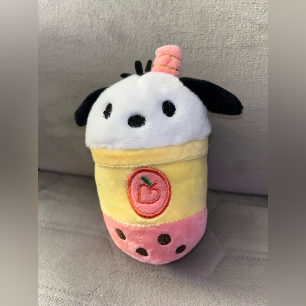 Pochacco boba plush keychain